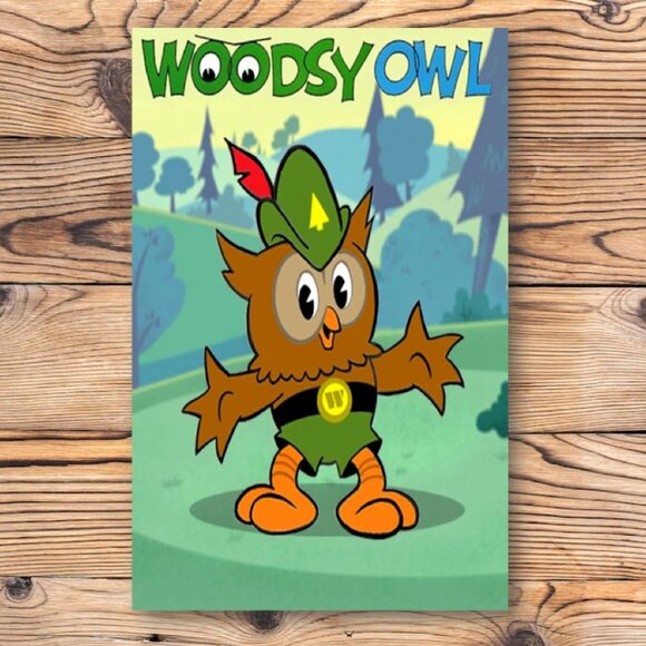 Woodsy Owl Give A Hoot Don't Pollute Retro Nostalgic‎ Refrigerator Locker Magnet - Picture 1 of 2